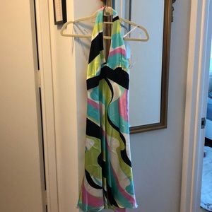 Multi color pattern dress